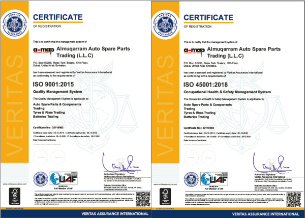 Proud To Announce: We are ISO 9001 and ISO 45001 Certified